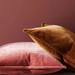 Weave Cushion, Throws & Linen Nova Vintage Velvet Spice 50x50cm Duck Feather Inner Cushion