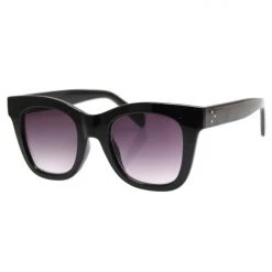 Reality Eyewear Crush Black Sqaure Oversized Sunglasses Accessories