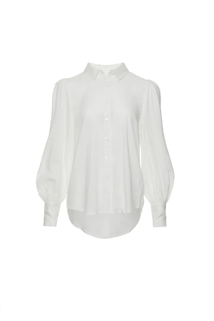 Among The Brave Fashion Champion White Cotton LS Puff Sleeve Shirt 7 Among The Brave Fashion Champion White Cotton LS Puff Sleeve Shirt