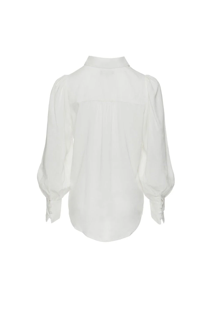 Among The Brave Fashion Champion White Cotton LS Puff Sleeve Shirt 8 Among The Brave Fashion Champion White Cotton LS Puff Sleeve Shirt