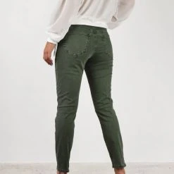 Among The Brave Harper Dark Khaki Knee Dart Denim Jean 11 Among The Brave Harper Dark Khaki Knee Dart Denim Jean