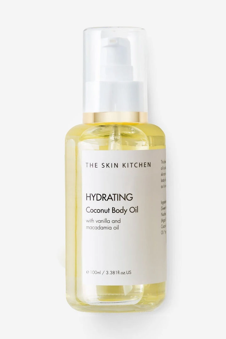 The Skin Kitchen Gifts For Her Coconut + Vanilla Hydrating Body Oil 3 The Skin Kitchen Gifts For Her Coconut + Vanilla Hydrating Body Oil