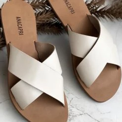 Anacapri Accessories Flat Cross Bone Slide