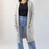 Among The Brave Fashion Secure Oat Longline Knit Cardigan With Pockets 1 Among The Brave Fashion Secure Oat Longline Knit Cardigan With Pockets