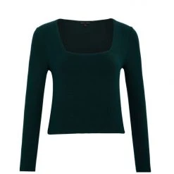 Among The Brave Fashion Dani Forest Square Neck LS Rib Top 10 Among The Brave Fashion Dani Forest Square Neck LS Rib Top