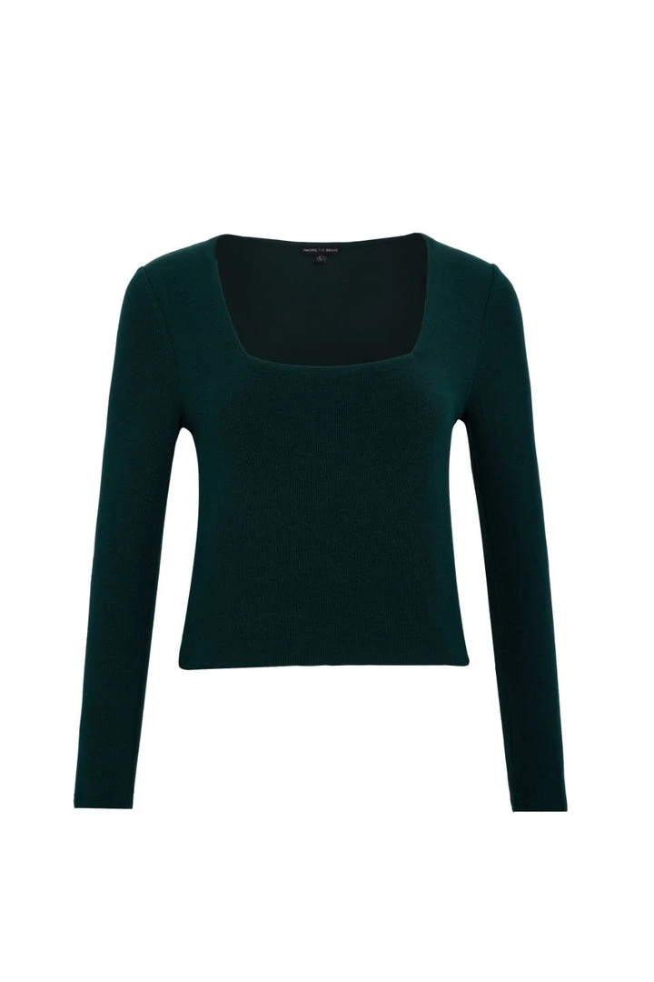 Among The Brave Fashion Dani Forest Square Neck LS Rib Top 6 Among The Brave Fashion Dani Forest Square Neck LS Rib Top