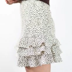 Ivy + Jack Darling Cream Leopard Triple Frill Skirt Fashion 8 Ivy + Jack Darling Cream Leopard Triple Frill Skirt Fashion
