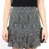 Ivy + Jack Darling Black Mini Leopard Triple Frill Mini Skirt 1 Ivy + Jack Darling Black Mini Leopard Triple Frill Mini Skirt