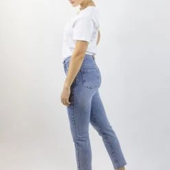 Among The Brave Stella Light Blue Slim Leg Denim Jean