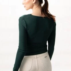 Among The Brave Fashion Dani Forest Square Neck LS Rib Top 9 Among The Brave Fashion Dani Forest Square Neck LS Rib Top
