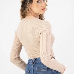 Ivy + Jack Radiant Cream LS Rib Knit Crew Neck Top 10 Ivy + Jack Radiant Cream LS Rib Knit Crew Neck Top