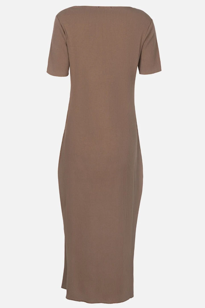 Among The Brave Enchanting Square Neck SS Mushroom Rib Midi Dress Fashion 8 Among The Brave Enchanting Square Neck SS Mushroom Rib Midi Dress Fashion