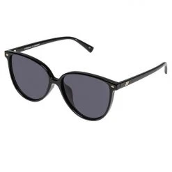 Le Specs Accessories Eternally Thin Frame Black Smoke Lens Sunglasses