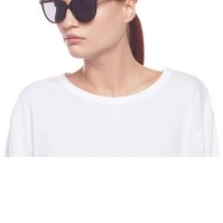 Le Specs Accessories Eternally Thin Frame Black Smoke Lens Sunglasses