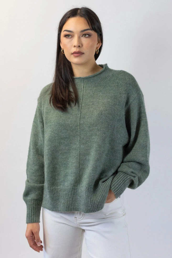 Among The Brave Famous Soft Khaki Mohair Blend Boxy Funnel Neck Knit Fashion 4 Among The Brave Famous Soft Khaki Mohair Blend Boxy Funnel Neck Knit Fashion