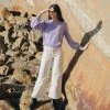 Among The Brave Zesty Lilac Mohair Blend Balloon Sleeve Knit 2 Among The Brave Zesty Lilac Mohair Blend Balloon Sleeve Knit