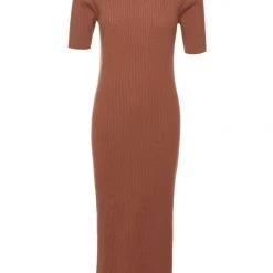 Among The Brave Fashion Faith Chocolate Rib Knit Half Sleeve Midi Dress 12 Among The Brave Fashion Faith Chocolate Rib Knit Half Sleeve Midi Dress