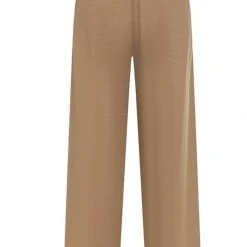 Ivy + Jack Fashion Favourite Walnut Textured Plain Stretch Back Wide Leg Pants