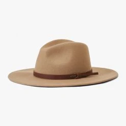 Brixton Accessories Field Proper Timberwolf Taupe Wool Felt Hat