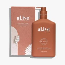 Alive Body Fig Apricot & Sage Hand & Body Lotion