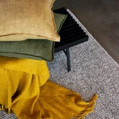 Mulberi Flaxmill Linen Winter Moss Cushion 50x50cm