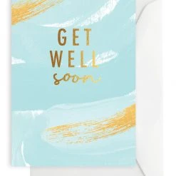 Elm Paper Get Well Brushy Greeting Card