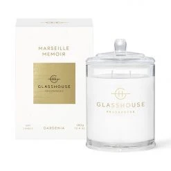 Glasshouse 380g Triple Scented Marseille Memoir Candle Home Fragrance