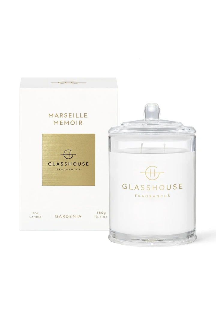Glasshouse 380g Triple Scented Marseille Memoir Candle Home Fragrance 3 Glasshouse 380g Triple Scented Marseille Memoir Candle Home Fragrance