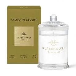 Glasshouse 60g Triple Scented Kyoto In Bloom Candle