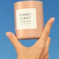 Bondi Scent Home & Beauty Golden Hour 300g 80 Hour Blush Candle