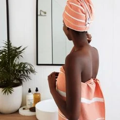 Dock And Bay Home Hair Wrap Collection Sandalwood Terracotta