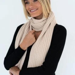 Humidity Lifestyle Ribbed Stone Scarf Accessories