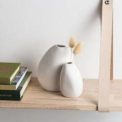 NED Collections Living & Decor Harmie Great White Vase Large 10x14cm