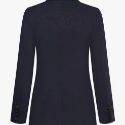 Ivy + Jack Harper Navy Texture Double Breasted Blazer