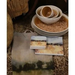 CC Interiors Set Of 4 Harvest Coasters Table & Kitchen