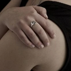 Stolen Heart Script Ring