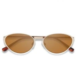 Prive Revaux Heat Up Small Gold With Honey Lens Sunglasses