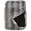 Heirloom Faux Fur Grey Wolf Throw
