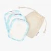 Dock And Bay Home Reusable Makeup Wipes Pk Of 3 Chamomile Blue