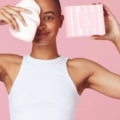 Dock And Bay Home Reusable Makeup Wipes Pk Of 3 Peppermint Pink