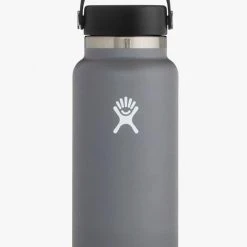 Hydro Flask 946ml Stone Grey Wide Mouth Drink Bottle