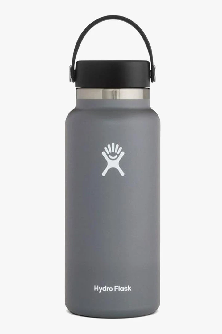 Hydro Flask 946ml Stone Grey Wide Mouth Drink Bottle 3 Hydro Flask 946ml Stone Grey Wide Mouth Drink Bottle