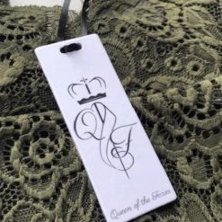 Queen Of The Foxes Tops & Tees Strappy Olive Lace Bralette