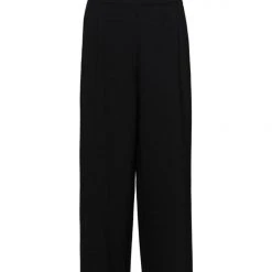Among The Brave Instinct Black Soft Stretch Back Wide Leg Pant Fashion