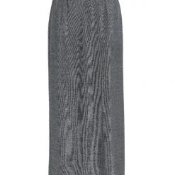 Among The Brave Interstellar Silver Shimmer High Split Midi Skirt