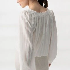 Ivy + Jack Fashion Jade White Texture LS Raglan Shirred V Neck Elastic Hem Top 10 Ivy + Jack Fashion Jade White Texture LS Raglan Shirred V Neck Elastic Hem Top