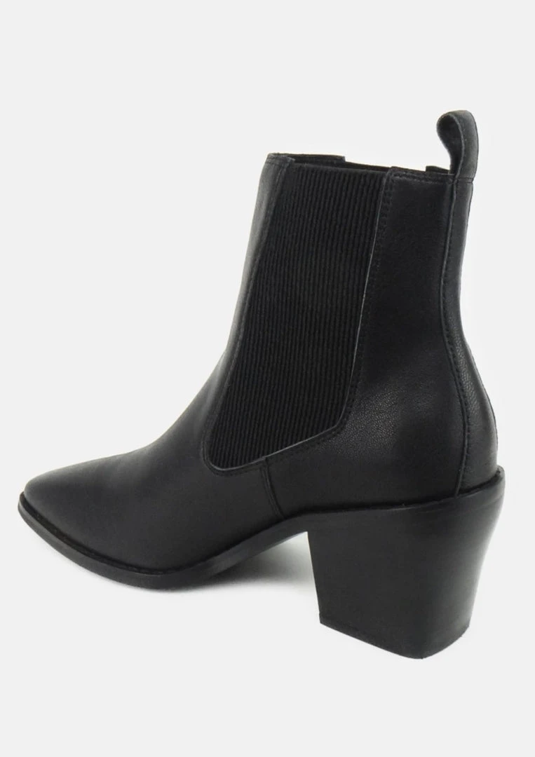 Caverley Joni Heeled Black Leather Chelsea Boot Accessories 6 Caverley Joni Heeled Black Leather Chelsea Boot Accessories