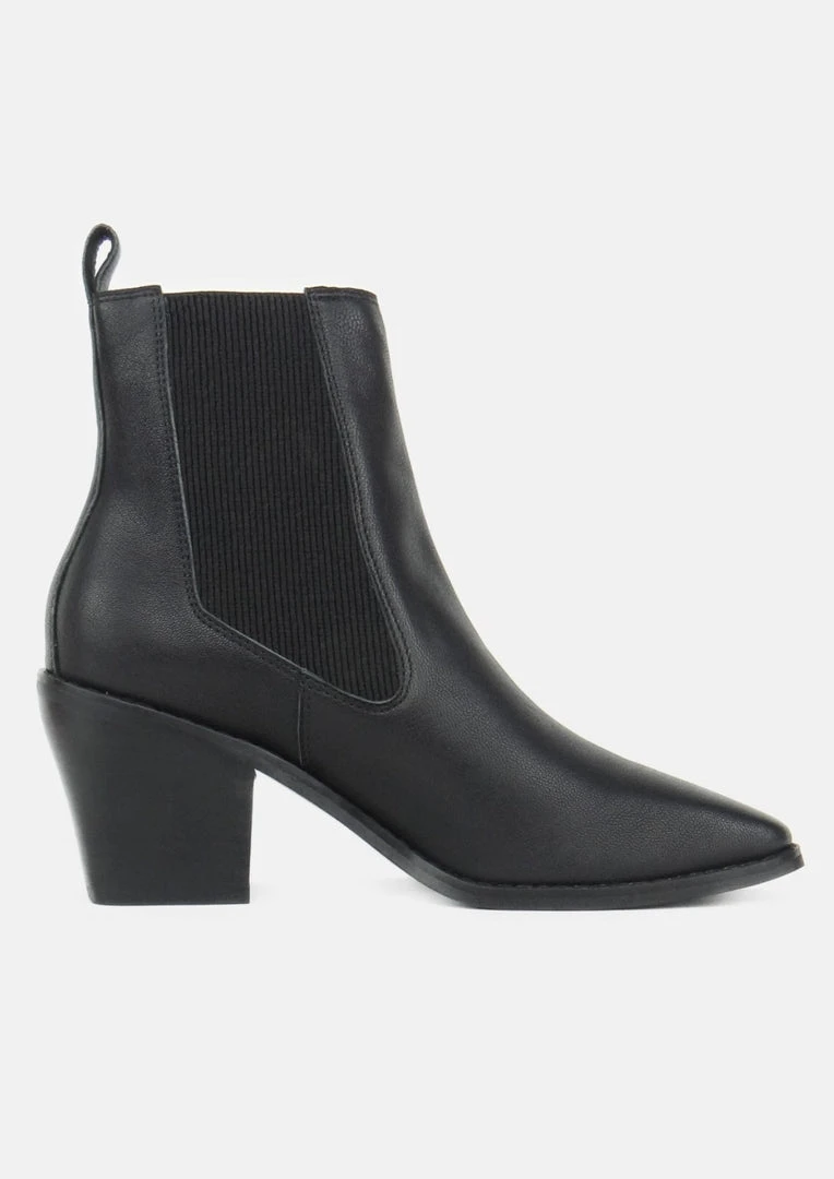 Caverley Joni Heeled Black Leather Chelsea Boot Accessories 4 Caverley Joni Heeled Black Leather Chelsea Boot Accessories