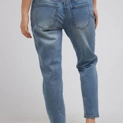 Foxwood Juliette Jogger Elastic Waist Blue Jean