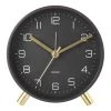Karlsson Lofty Black Round Alarm Clock Home & Beauty 1 Karlsson Lofty Black Round Alarm Clock Home & Beauty